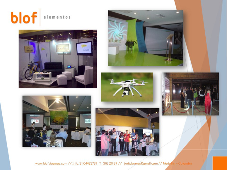 Blof plasmas · Alquiler TV Plasmas · Alquiler Mobiliario · Stands· Medellin, Colombia